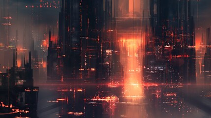 Poster - technology background 
