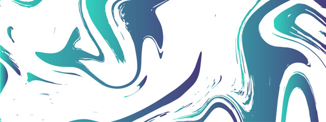 Aufkleber - Abstract colorful Marble texture background. Colorful mixing oil paint texture. Marbleized Stripes With marble ink texture. Splash of paint. Horizontal banner with waves background. 