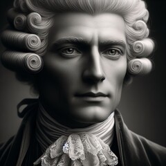 Poster - historical portrait a detailed portrait of a historical figure