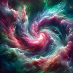 Poster - Nebula Swirls Textures resembling the swirling gases of nebulae