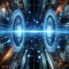 Fototapete - Photonic Energy Transfer