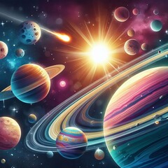 Poster - Planets and Moons