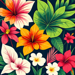 Poster - 
flower pattern illustration