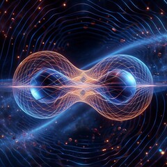 Poster - quantum entanglement affected by the curvature of spacetime due