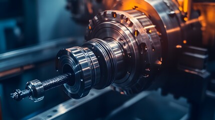 Poster - A manufacturing process in which pre-programmed computer software dictates the movement of tools and machinery for precision fabrication