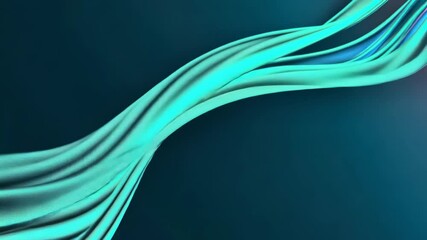 Poster - Colorful Fluid Waves with Glowing Light Effects in Dynamic Motion Design