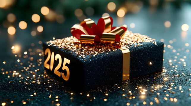 '2025'' gold for happy new year and holiday
