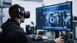 © CreativeBro - Engineer using virtual reality technology for immersive training program in high-tech environment