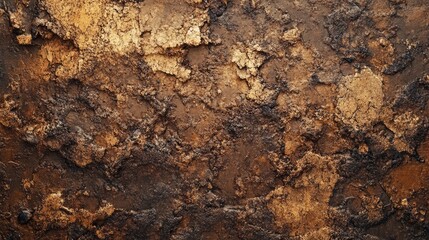 Poster - Natural cork texture background with rich brown tones and unique patterns for creative design and decoration projects.