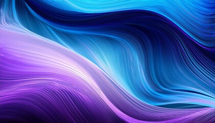 Wall Mural - abstract waves blue and purple background