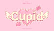 © OreNyee - decorative cupid heart editable text effect design