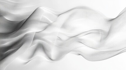 Poster - Dynamic wavy black and white background with smooth flowing patterns creating a sleek and captivating visual texture for creative projects