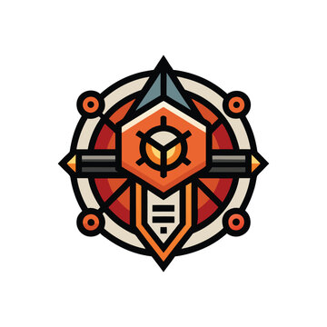 unique modern pixel art app website icon logo vector art design 