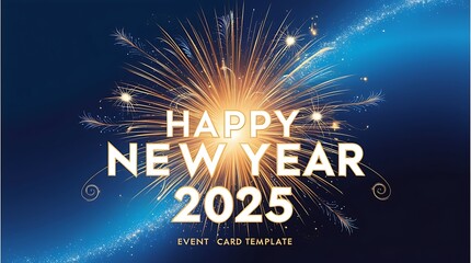 Wall Mural - happy new year ai generative