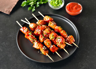 Poster - Teriyaki chicken skewers