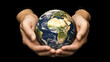 © Lalida - Hands holding a globe, symbolizing the connection between spirituality and global harmony - Spiritual development concept