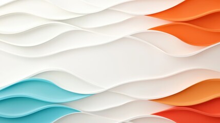 Poster - Colorful abstract patterns creating dynamic waves in a modern wallpaper design