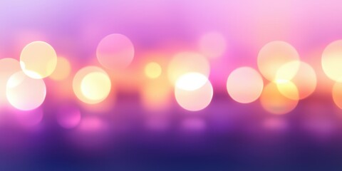 Poster - Vibrant night cityscape with blurred lights creating a mesmerizing bokeh effect