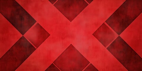Poster - Abstract Red Background with Diamond Pattern, Geometric Design for Creative Art and Modern Decor Projects