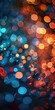 © Maryna - Can't Do without Colors: Vibrant Bokeh Lights in Blue and Orange Circles