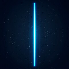 Aufkleber - Abstract blue light ray on dark background. Technology data design. Vector illustration