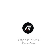 Leinwandbilder - AF or FA letter logo icon design. Classic style luxury initials monogram.