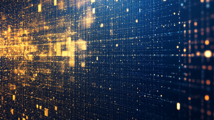 Wall Mural - abstract, design, background, blue, banner, geometric, business, concept.