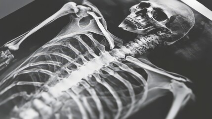 Poster - In forensic science, X-rays are used to examine evidence without altering or damaging it.