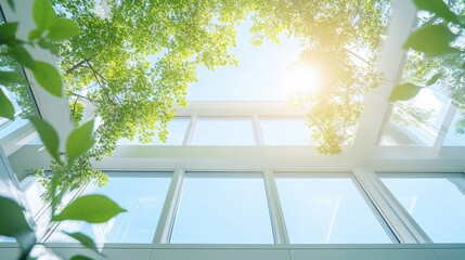 Poster - Incorporating natural light into building designs not only improves aesthetics but also boosts the health and well-being of occupants.