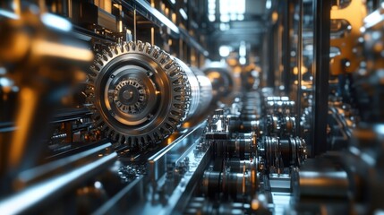 Poster - Mechanical engineers are crucial in the development of industrial equipment.