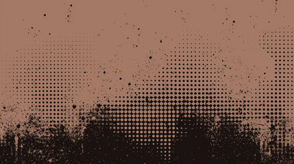Aufkleber - Mocha Mousse color trend 2025 year abstract wallpaper 