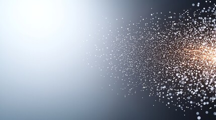 Poster - Abstract Background with Bokeh Effect of Glimmering Lights Creating a Magical Atmosphere for Design Projects