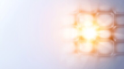 Poster - Soft Bright Light Background with Gentle Warm Glow Ideal for Abstract Concepts and Creative Design Projects