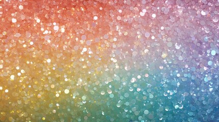 Poster - colorful sparkling background with gradient effect and bokeh lights in soft hues