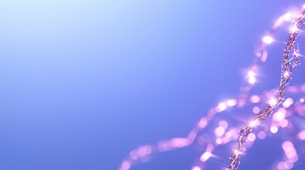 Poster - Glowing Purple Background with Soft Light Bokeh and Delicate Sparkling Effects Creating a Dreamy Atmosphere
