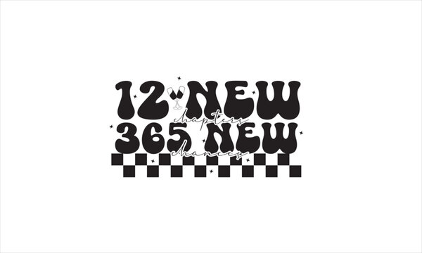 Happy New Year 2025 T-Shirt Design