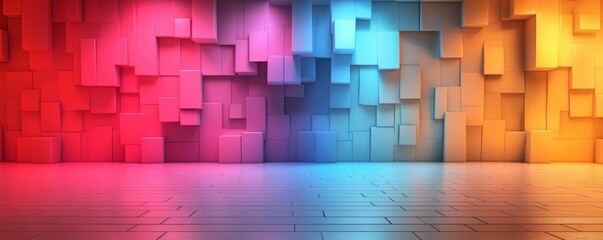 Poster - Abstract 3D Background, Generative AI