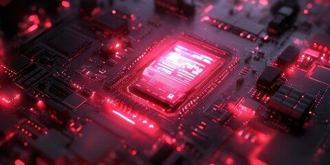 Poster - Modern Tech Background, Generative AI