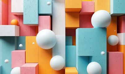 Poster - Abstract 3D Background, Generative AI
