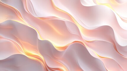 Poster - Fluid motion abstract artwork digital creation soft colors modern aesthetic close-up view contemporary design concept