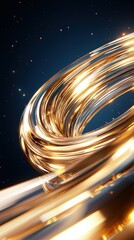 Poster - Dynamic wave of innovation in personalized medicine healthcare industry digital art abstract environment futuristic perspective