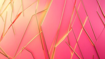 Poster - Dynamic geometric patterns abstract art vivid colors digital design close-up view modern aesthetics for creative projects