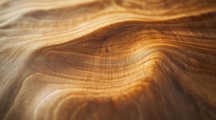 Poster - Textured wooden surface close-up shot natural environment abstract form warm wood grain aesthetic details for designers