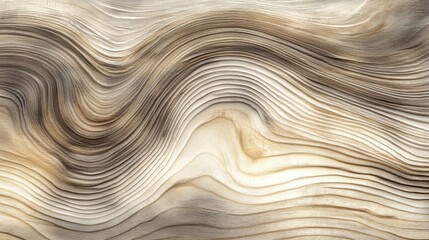 Poster - Natural textures in wood grain abstract art digital creation calm atmosphere close-up organic patterns for design inspiration