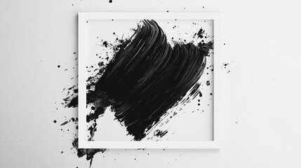 Poster - Artistic expression abstract painting gallery modern environment close-up view contemporary concept for seo impact