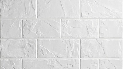 Poster - Textured white wall panels modern interior high-resolution image minimalist environment close-up view interior design concept