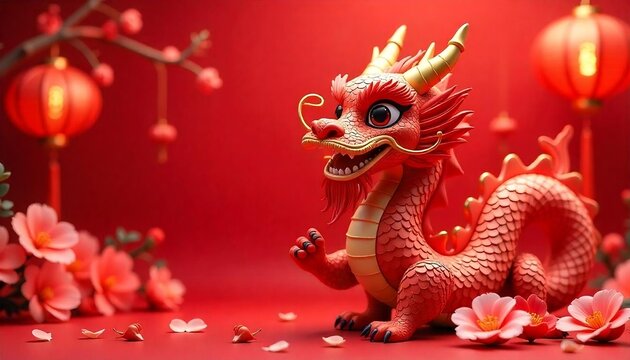 2025 Chinese New Year, snake line art style, vector Lunar New Year, traditional dragon illustration, new year 2025, banner, poster, created with generative ai