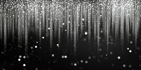 Poster - sparkling silver sparkles and glitter creating a magical atmosphere for events and celebrations