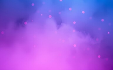 Poster - Dreamy violet bokeh background glowing magenta lights abstract blurred pink purple  glow