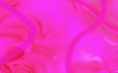 Poster - Flowing magenta silk fabric abstract background pink gradient texture wave.